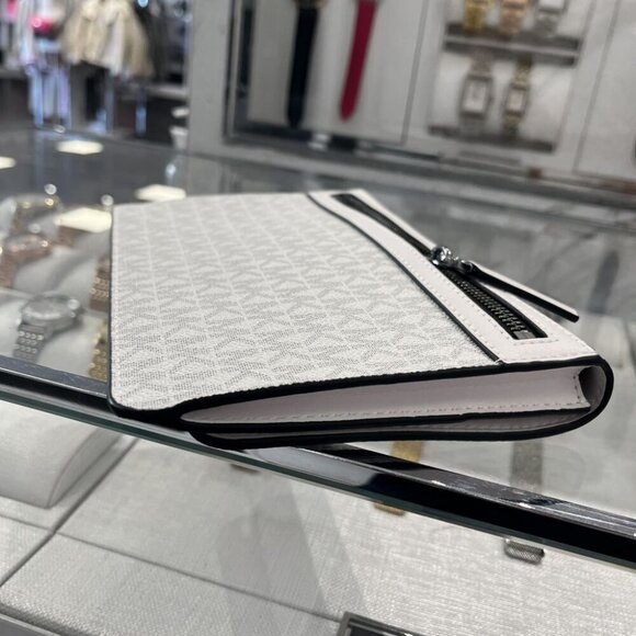 Michael Kors Cooper Large Embellished Signature Logo Travel Wallet 36R5LCOF6B - Picture 4 of 13